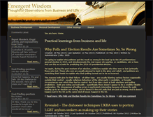 Tablet Screenshot of emergentwisdom.com